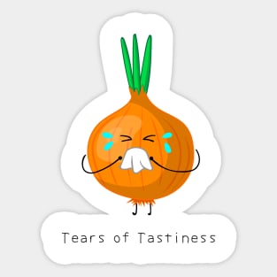 cute onion cry Sticker